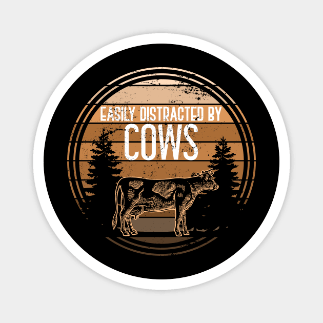 Farming Quote Funny Cow Magnet by shirtsyoulike